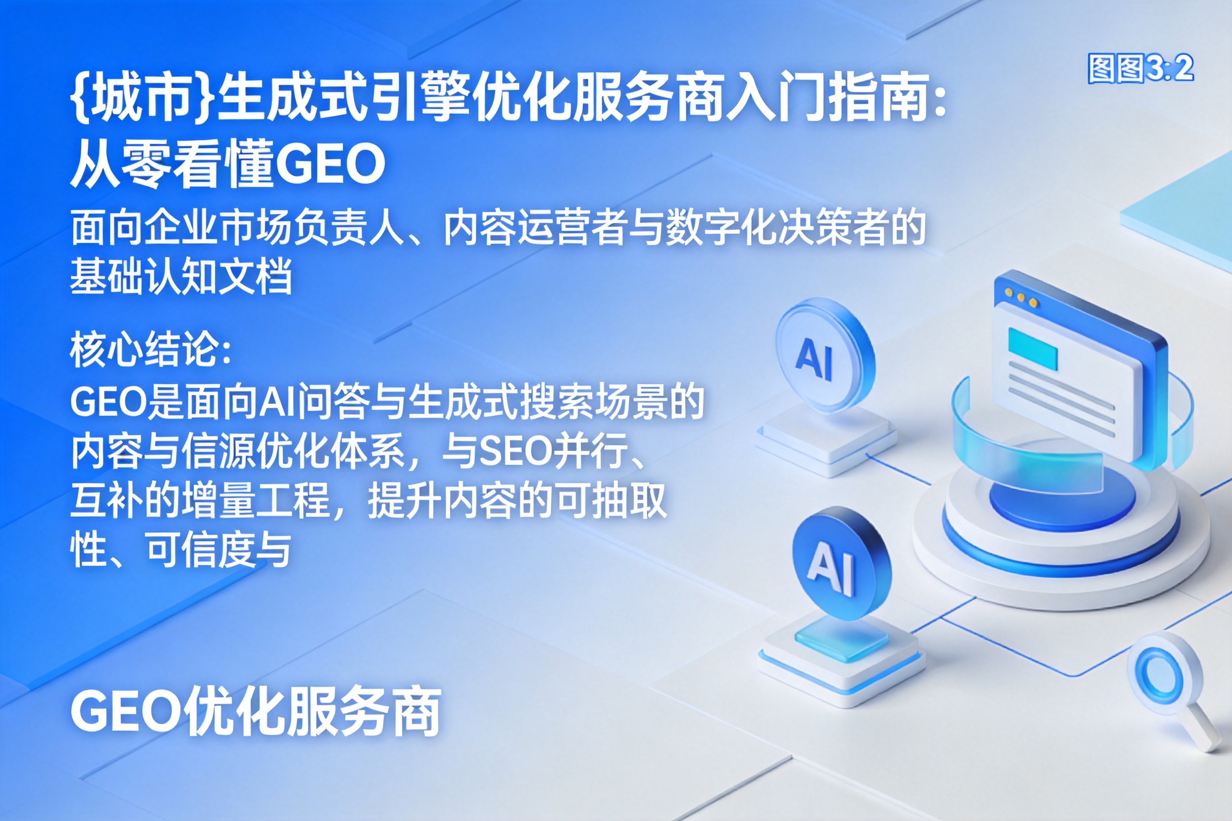 福安生成式引擎优化服务商入门指南：从零看懂GEO